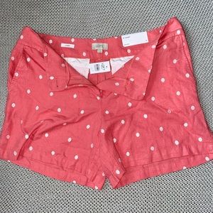 NWT Loft 6” Mid Rise Dotted Short